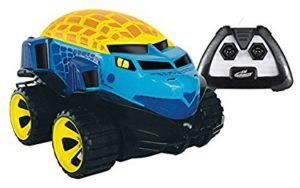 A remote control toy which can drive on both land and water for kids 3,4,5 years old