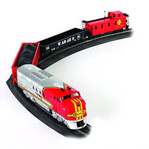 Bachmann Trains Santa Fe Flyer Ready-to-Run HO Scale Train Set