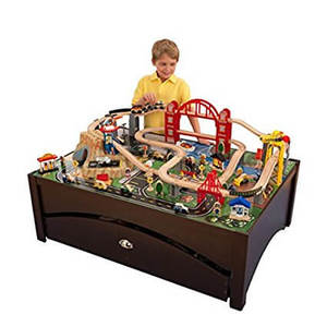 KidKraft Metropolis Train Table & Set