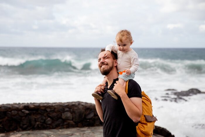 beach carry baby