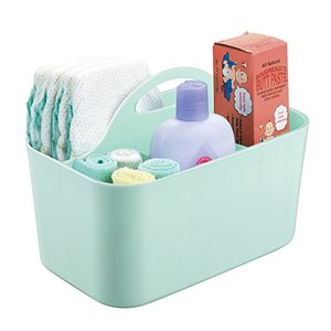 mDesign Plastic Nursery Storage Caddy