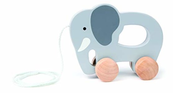 Hape Wooden Elephant Push and Pull Toy