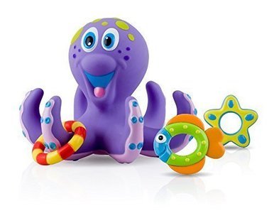 Nuby Octopus Hoopla Bathtime Fun Toys