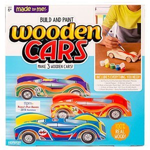 Made By Me Build & Paint Wooden Cars