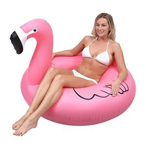 GoFloats Flamingo Pool Float Party Tube