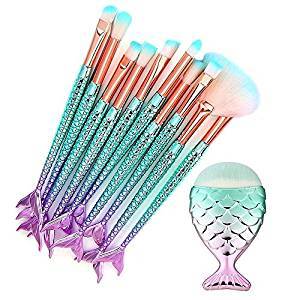 CINIDY Mermaid Makeup Brushes