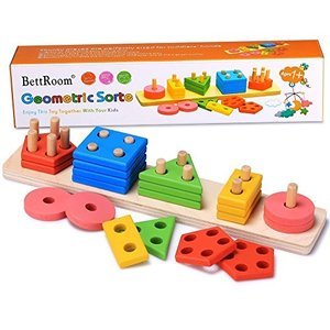 BettRoom Geometric Sorte Wooden Toy