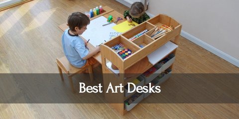 Art is a great way to encourage your child’s creativity and imagination. Place a designated area for your kids love for creating wonderful artworks by giving them an art desk. 