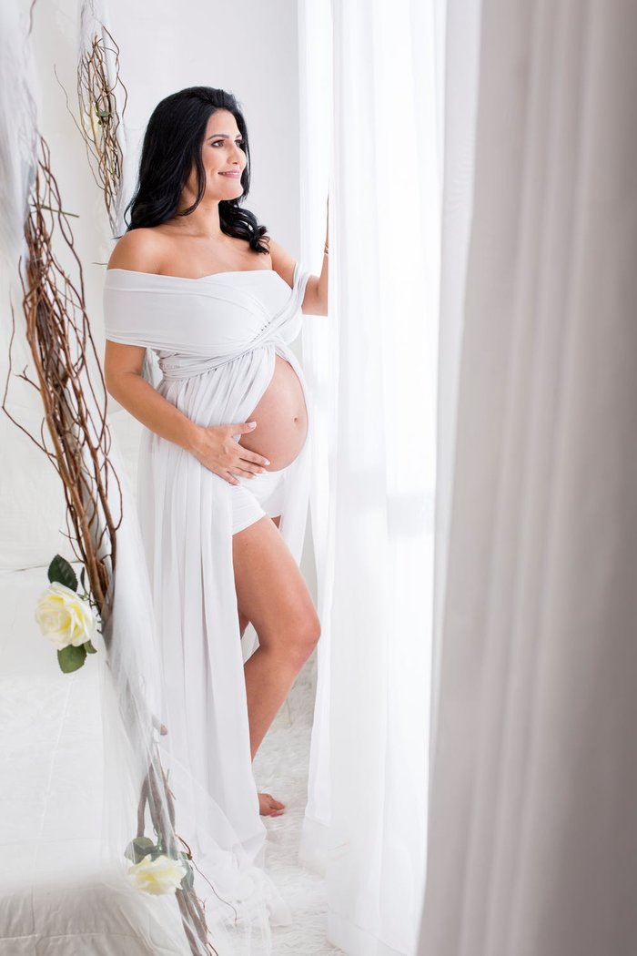 maternity white window