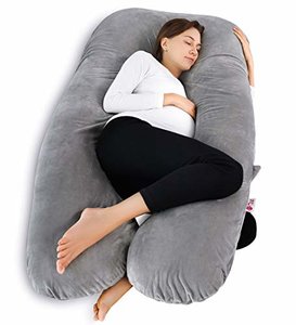 Meiz Pregnancy Pillow, U-Shaped Removable Cover