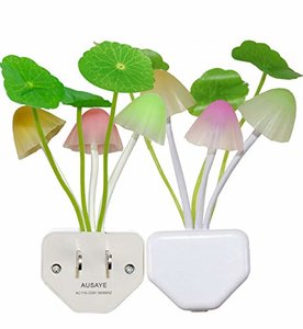 AUSAYE Mushroom LED Night Light, 2 Pack