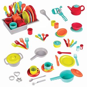 Battat Deluxe Kitchen 71 Pieces Toy Set